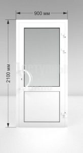 Дверь ПВХ 900 мм